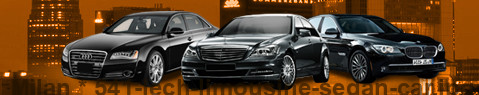 Private transfer from Milan to Lech with Sedan Limousine