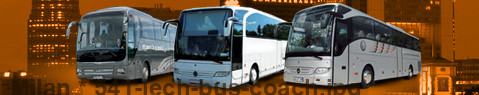 Private transfer from Milan to Lech with Coach