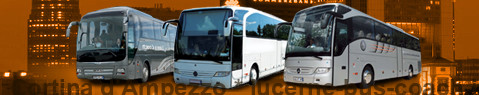 Privat Transfer von Cortina d'Ampezzo nach Luzern mit Reisebus (Reisecar)