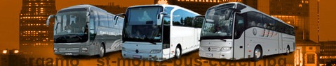 Private transfer from Bergamo to Saint Moritz with Coach