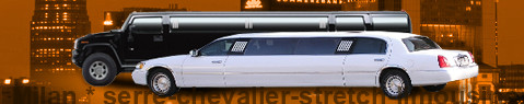 Private transfer from Milan to Serre Chevalier with Stretch Limousine (Limo)