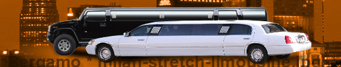 Private transfer from Bergamo to Milan with Stretch Limousine (Limo)