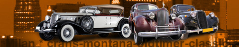 Private transfer from Milan to Crans-Montana with Vintage/classic car