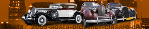 Vintage car Aosta | classic car hire
