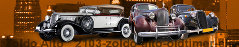 Vintage car Zoldo Alto | classic car hire