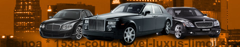 Private transfer from Genoa to Courchevel with Luxury limousine