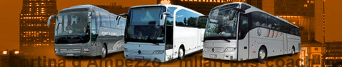 Private transfer from Cortina d'Ampezzo to Milan with Coach