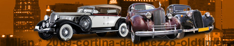 Private transfer from Milan to Cortina d'Ampezzo with Vintage/classic car
